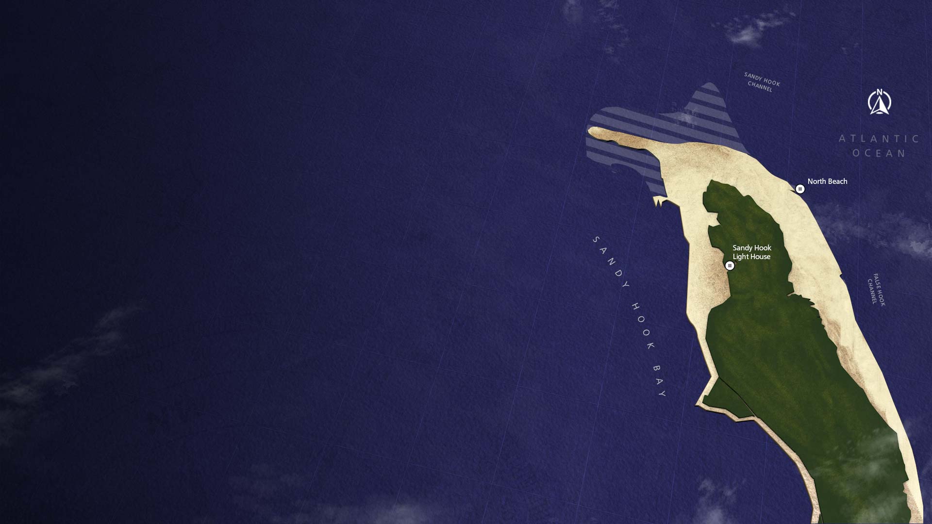 A 1940's era Sandy Hook map.