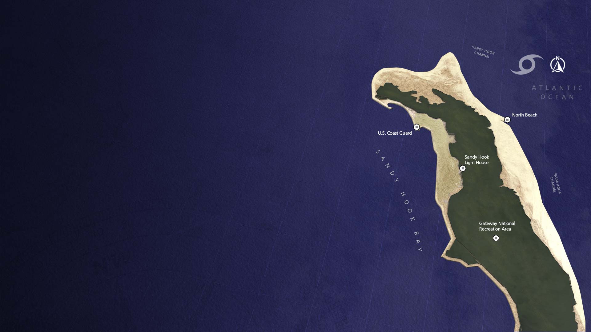 A 2010's era Sandy Hook map.