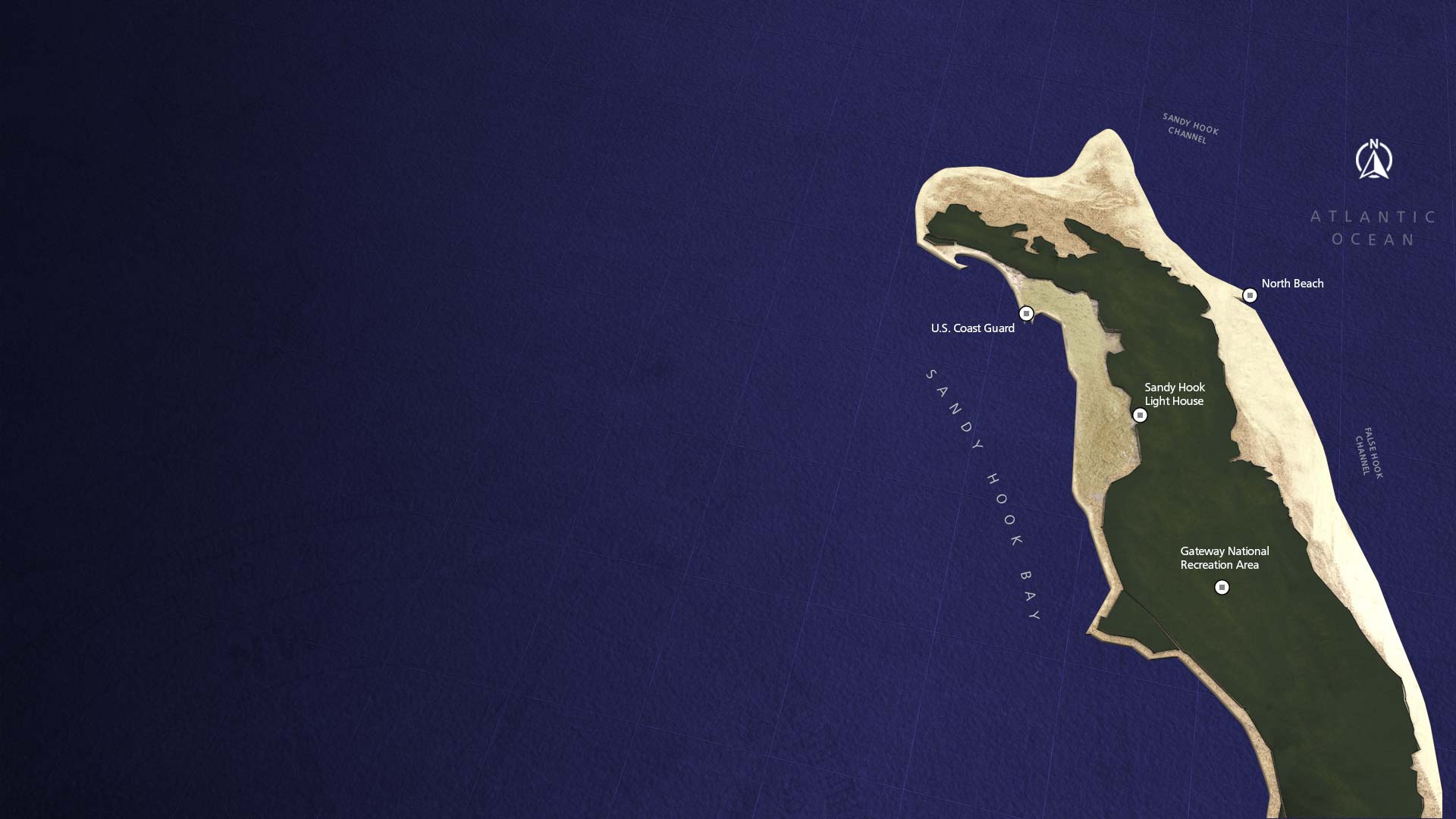 A 2010's era Sandy Hook map.